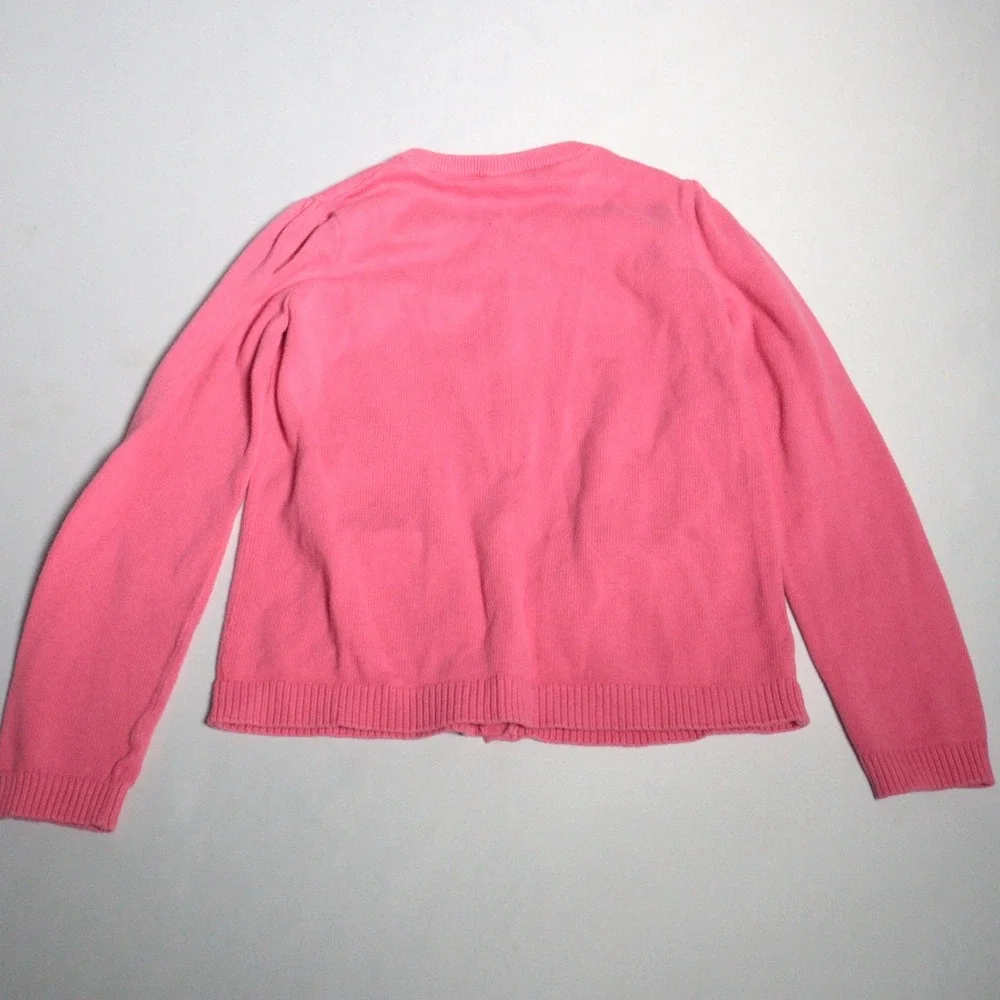 Gymboree Girls Embroidered School Supplies‎ Cardigan Classroom Cutie Pink 12